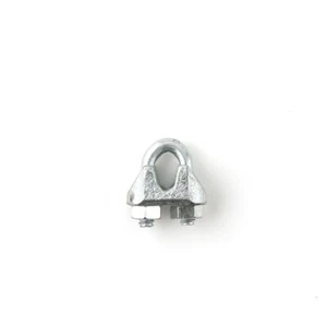 4 pc. Wire Rope Clips, 1/8"- Iron Wire Hardware - Picture 1 of 2