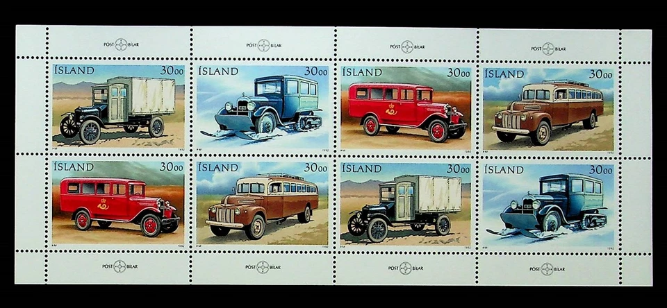 MINISHOJA ISLANDIA Sc 759b NH DE 1992 - TRANSPORTE - Sc$30 - (DL24) Foto 1 de 1