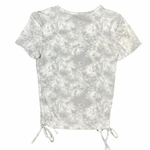 Forever 21 Womens Top White Short Sleeves Tie Dye Pullover Blouse - Size Small - Picture 1 of 4