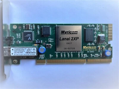Myricom M3F-PCIXD-2 Lanai 2XP 2GB PCI-X FC Fibre HBA PCI-X Card Netwerkkarte - Bild 1 von 4