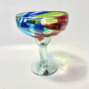 Souffle a la Bouche Martini Margarita Glas mundgeblasen schön schwer - Bild 1 von 11