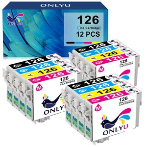 Tinta 5-12 PK 126 T126 para Epson WF3520 3540 WF7510 7520 WF545 635 645 840 845 - Imagen 1 de 11