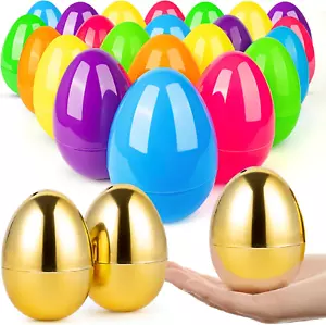 38 PCS 3.5" Easter Eggs with 2 Golden Eggs, Easter Eggs for Easter Hunt, Basket - Picture 1 of 12