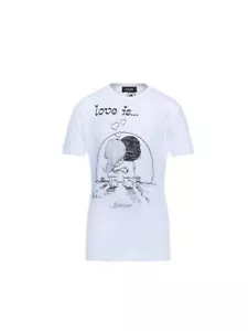 DSQUARED2 "LOVE IS" T-SHIRT 1/2 # WHITE # GR. S # MIT ETIKETT # NEU - Bild 1 von 3