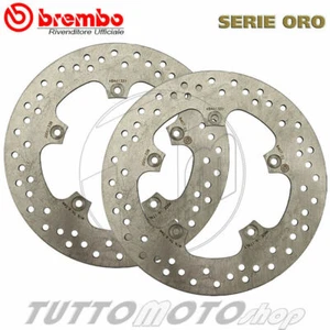 Kit Dischi Freni Anteriori YAMAHA Majesty 400 2005-2014 / Brembo Serie Oro Fissi - Foto 1 di 5