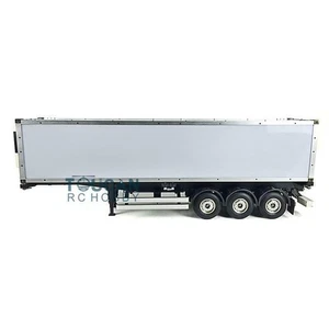 Venta Flash Escala 1/14 3 Ejes Chasis Semi Tractor Camión 40 ft Congelador Contenedor - Imagen 1 de 4