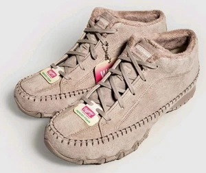 Skechers "Biker Totem Pole" Damen Wildleder Mokassin Gr. 8,5 Weite 49013EW - Bild 1 von 17