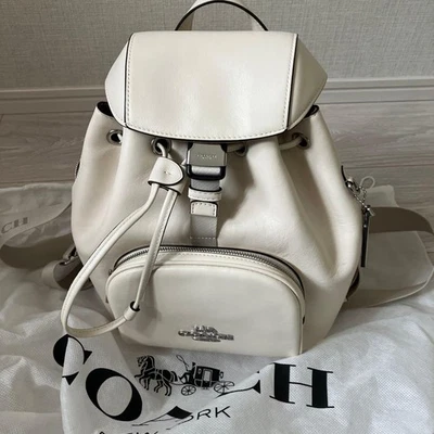 Import duty included  Coach CR100 Calf Leather Backpack 9.6 x 8.7 x 5.3 inches - Image 1 of 4