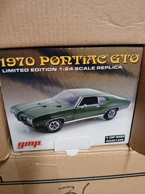 GTO Pepper Green 1970 1:24 edición limitada 1 de 500 por GMP nuevo stock antiguo fundido a presión Foto 1 de 4