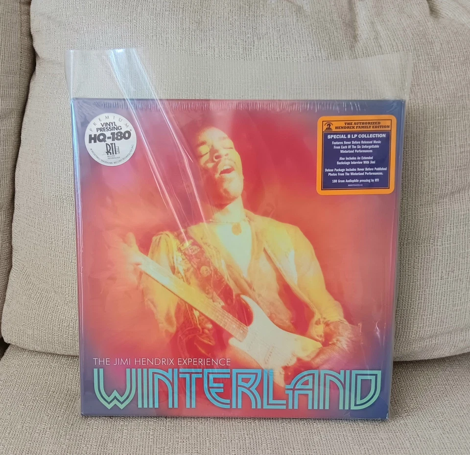 Jimi Hendrix Winterland 8 x Vinyl Record Box Set Sealed 2011 Psych 180 Gram RTI - Image 1 of 4