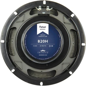 Eminence Patriot 820H Altoparlante per Chitarra 8" con Cono di Canapa, 20 Watt a 4 Ohm, Nero - Foto 1 di 3