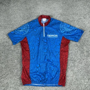 Erdinger Alkoholfrei Shirt Herren XL blau rot Radtrikot Threeface Italy - Bild 1 von 9