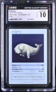 CGC 10 Dugong HOLO #47/100 LIFE TCG Mammals - Picture 1 of 3
