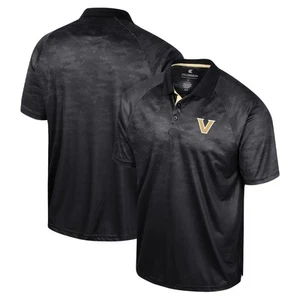 Polo raglán panal negro Vanderbilt Commodores Coliseo para hombre - Imagen 1 de 3