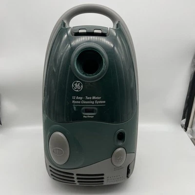Working GE 106766 12 AMP Two Motor Canister Vacuum Canister Only No Bag Tested - Image 1 of 4