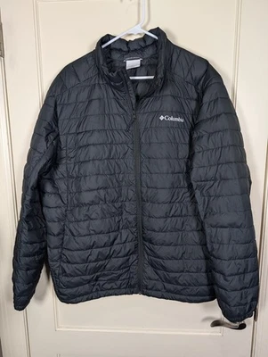Columbia Silver Falls II Insulated Puffer Jacket Coat Men's Size: XL Black - Image 1 of 3