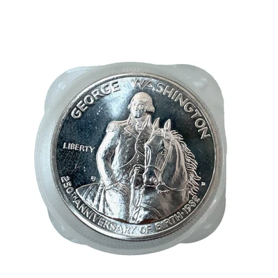 1982-D Washington Commemorative Silver Half Dollar 50c GEM BU Roll of 20 Coins - Image 1 of 4