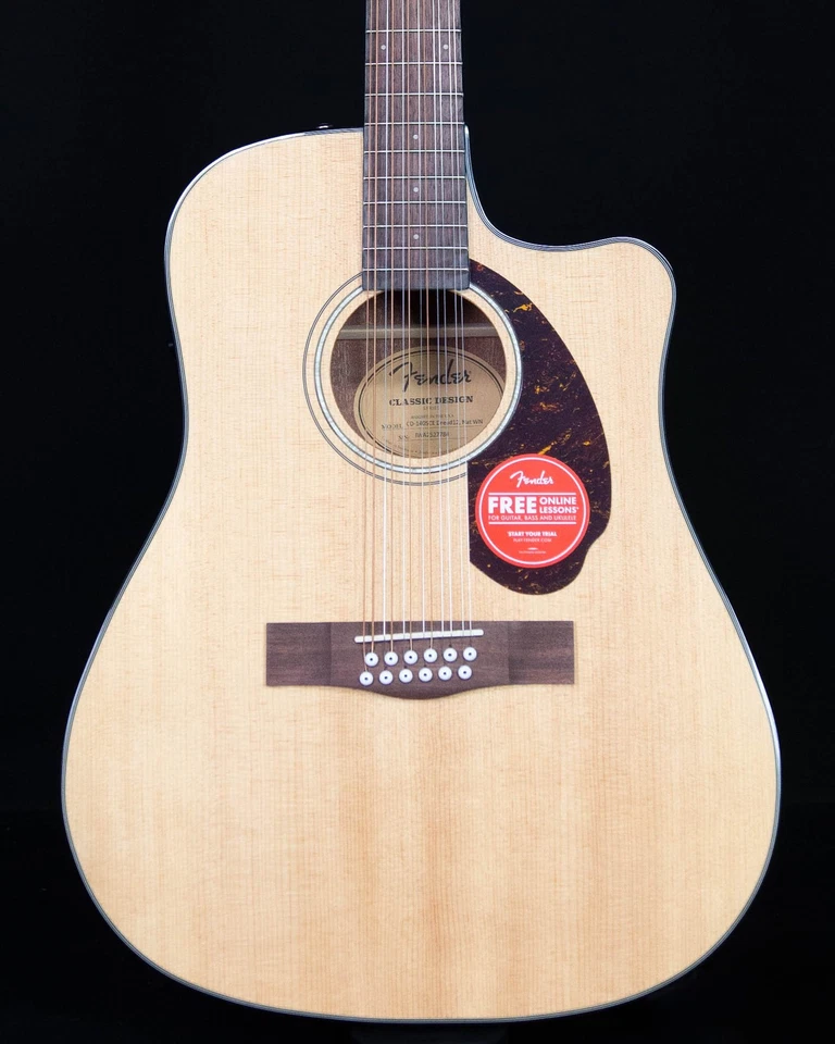 Fender CD-140SCE 12 Cuerdas, Diapasón Nogal, Natural con Estuche Foto 1 de 4