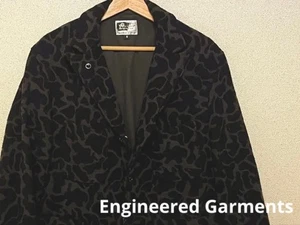 Engineered Garments Bedford Jacket Wool Camo Navy Lined 2012AW  #EL ZCA - Picture 1 of 6