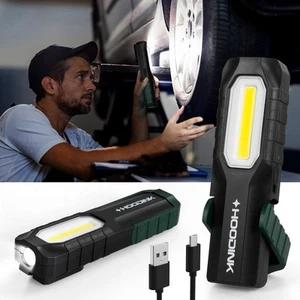 Luz de Trabajo LED Recargable con Base Magnética Linterna Portátil con Clip... - Imagen 1 de 9