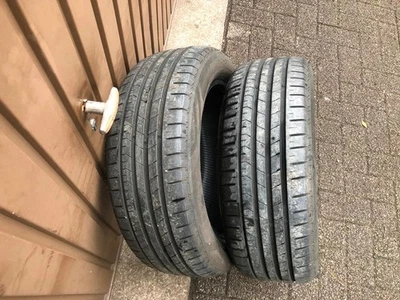 2xkomplette Sommerreifen+2xNeu Gummiventil 185/55R15 82H  ca. 6-7 mm - Bild 1 von 4