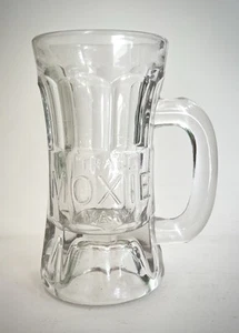 Seltener Vintage MOXIE Soda Becher 5" schweres Glas - fein - Bild 1 von 7