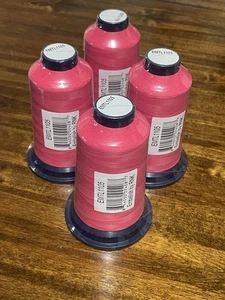 Embellish By RNK Embroidery Thread Lot Of 4 Spools..1100 Yards Each-PINK - Picture 1 of 5