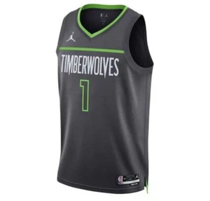 Nike Jordan Minn Timberwolves Anthony Edwards Swingman Jersey Sz XL DO9534-062 - Picture 1 of 3