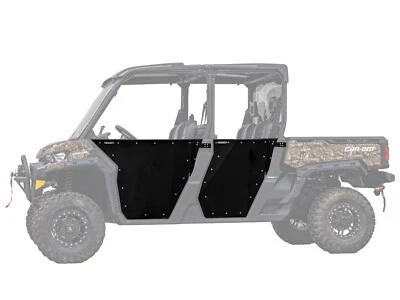 SuperATV Heavy Duty Aluminum Half Doors for Can-Am Defender MAX HD 8 / 10 - Imagem 1 de 4