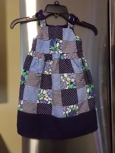 Vestido 3T Niñas - Marca Gymboree - Preparación Primavera Completamente Forrado Algodón Patchwork - Imagen 1 de 5