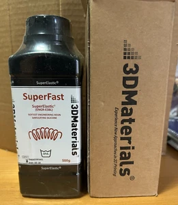 SuperElastic 3D Printer Resin - Softness 60A - 500g Clear Silicone Simulation - Picture 1 of 1