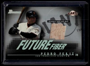 2003 Bowman #FF-PF Pedro Feliz Future Fiber Bats - Picture 1 of 2