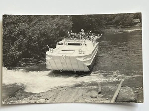 Wisconsin Dells Duck Boat década de 1950 | postal con foto real/Kodak - Imagen 1 de 2