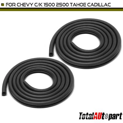 2x Kit de Vedação de Porta Weatherstrip para Chevrolet C1500 1988-1999 K2500 Cadillac Frontal - Imagem 1 de 4