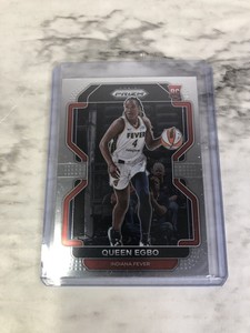 2022 Prizm WNBA Basketball Base #190 Queen Egbo - Indiana Fever