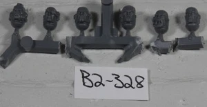 Primaris Bare Heads x 6 Intercessor Veteran Space Marine Head Bits Only B2328 - Picture 1 of 2