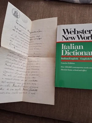Italian Dictionary Websters New World Concise Edition, 1st Paperback edition - Image 1 of 4