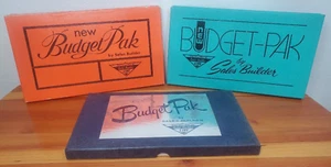 Three BUDGET PAK by Sales builder Salesman's pen display case box's 1970's - Picture 1 of 18