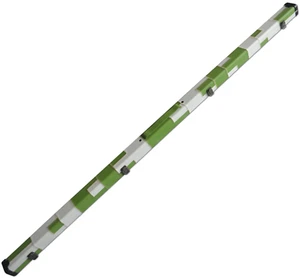 Handmade 1 Piece Slimline Green/White Patchwork Snooker Cue Case - Single Slot - Picture 1 of 2