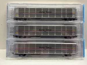 N Scale Micro Trains MTL Special Run 06-17 Amtrak Auto Train 3-Pack - Picture 1 of 3