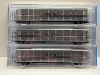 N Scale Micro Trains MTL Special Run 06-17 Amtrak Auto Train 3-Pack - Image 1 of 3