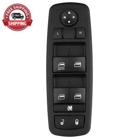 Master Power Window Switch Compatible with 2008-2012 Jeep Liberty, Dodge Journey Cover