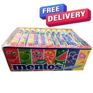 40 Rolls Mentos RAINBOW Chewy Dragee 40 Packets - Picture 1 of 2