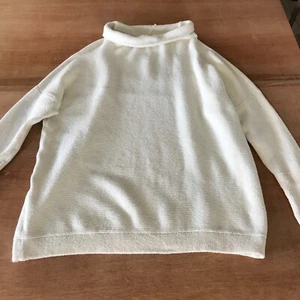 Free People osmanische lässige Tunika Pullover Damen Gr. S weiß Stehkragen - Bild 1 von 13