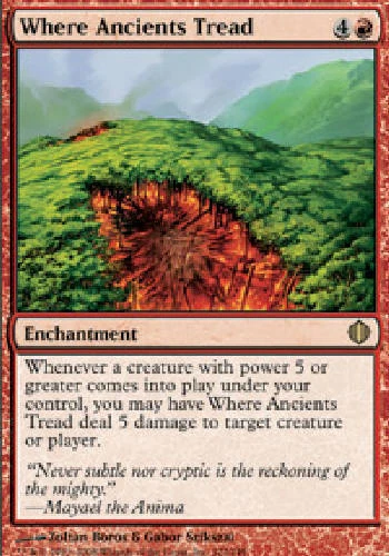 WHERE ANCIENTS TREAD Shards of Alara MTG Magic the Gathering Cards DJMagic - Image 1 of 1