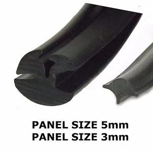 Windscreen Window Glass Seal for 4.8mm and 3mm Panels inc Filler Strip Per Metre - Picture 1 of 8