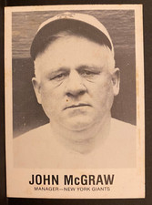 BASEBALL, JOHN McGRAW, Renata Galasso Inc., 1980 TCMA trading cards
