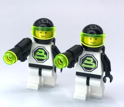 2) Blacktron Minifigure Lego Space, Vintage, Classic Spaceman Astronaut 6988 - Image 1 of 4