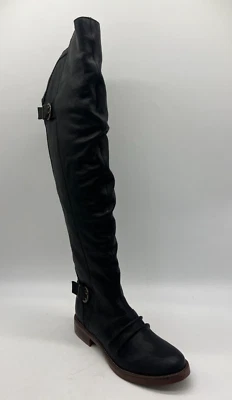 Kensie Stella Over-The-Knees Black Leather Boots Women's Size 8.5 M - Image 1 of 4