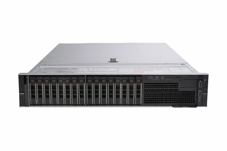 Dell PowerEdge R740 2x 10-Core Gold 5215 2.5Ghz 32GB Ram 16x 600GB 10K 2U Server - Image 1 of 1